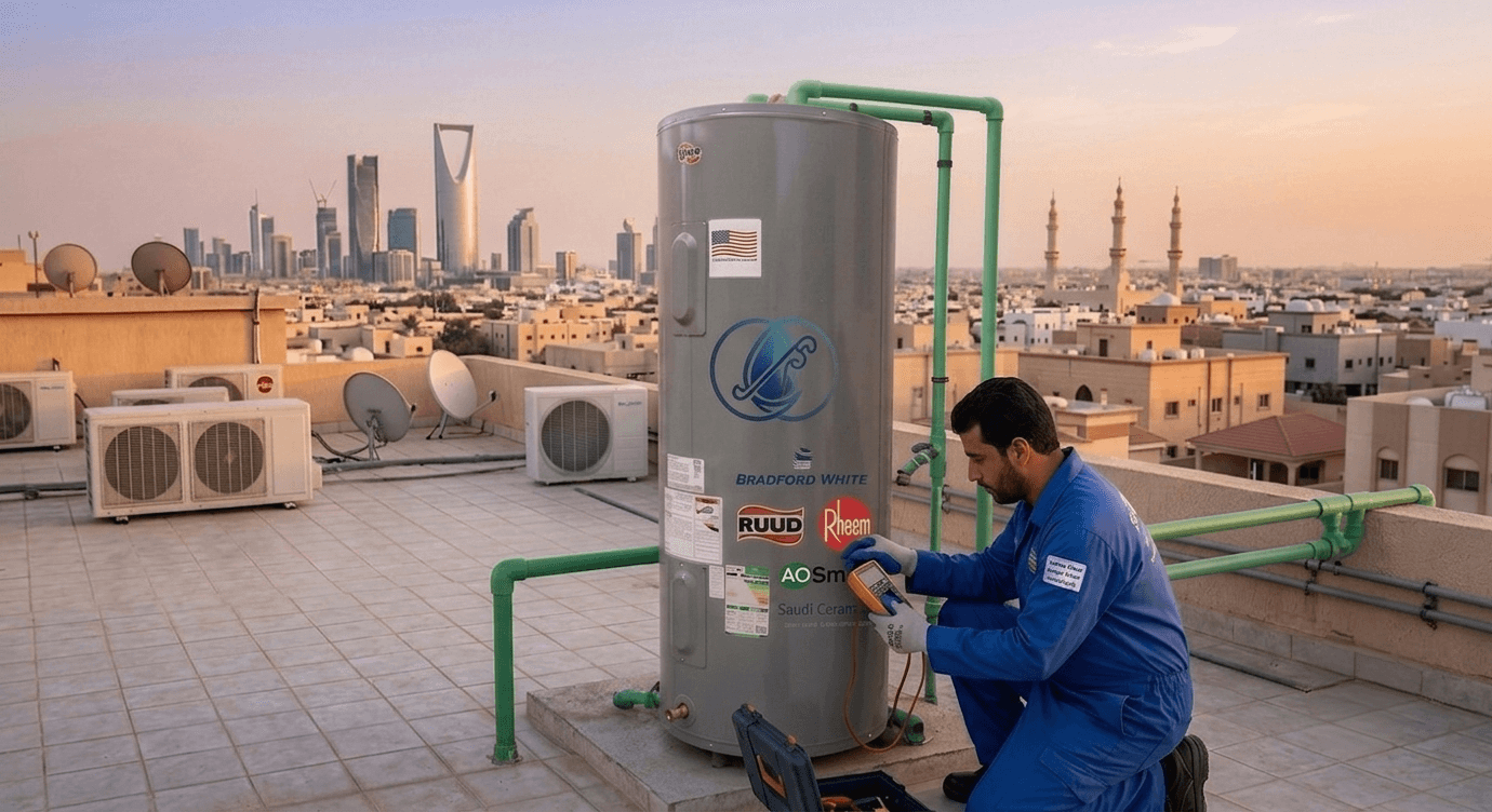 صيانة سخان مركزي روود بالرياض